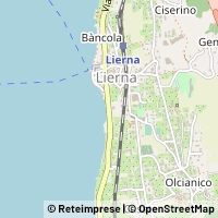 Mapa Lierna