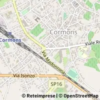 Map Cormons