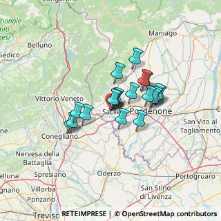 Mappa Via Ettoreo, 33077 Sacile PN, Italia (9.1735)