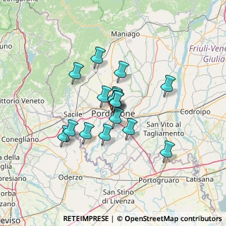 Mappa Via Ospedale Vecchio, 33170 Pordenone PN, Italia (9.72938)