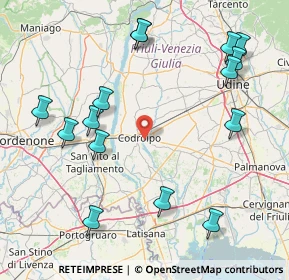 Mappa Via Michelangelo Grigoletti, 33033 Codroipo UD, Italia (19.282)