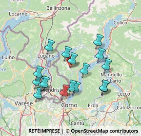 Mappa Via alla Chiesa, 22023 Castiglione D'intelvi CO, Italia (13.35588)