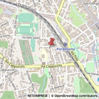 Mappa Via Vendramino Candiani, 7, 33170 Pordenone, Pordenone (Friuli-Venezia Giulia)