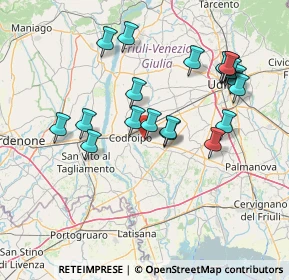 Mappa Via Giuseppe Lorenzo Gatteri, 33033 Codroipo UD, Italia (14.687)