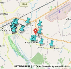 Mappa Via Giuseppe Lorenzo Gatteri, 33033 Codroipo UD, Italia (2.006)
