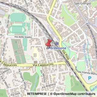 Mappa Via Vendramino Candiani, 26, 33170 Pordenone, Pordenone (Friuli-Venezia Giulia)