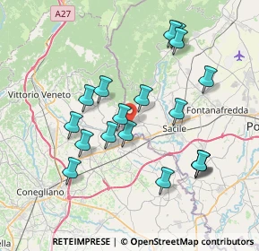 Mappa Via Violetta, 33070 Caneva PN, Italia (7.20389)