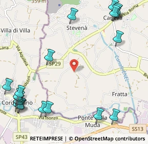 Mappa Via Violetta, 33070 Caneva PN, Italia (1.595)