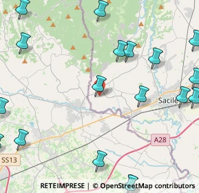 Mappa Via Violetta, 33070 Caneva PN, Italia (6.4095)