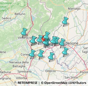 Mappa Via Violetta, 33070 Caneva PN, Italia (9.75133)