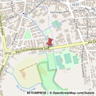 Mappa Via circonvallazione sud 54, 33033 Codroipo, Udine (Friuli-Venezia Giulia)