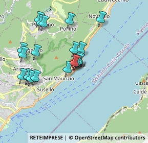 Mappa Via Quintino Sella, 28823 Ghiffa VB, Italia (1.826)