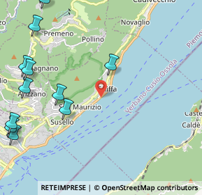 Mappa Via Quintino Sella, 28823 Ghiffa VB, Italia (3.06)