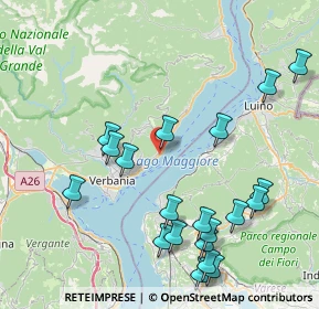 Mappa Via Quintino Sella, 28823 Ghiffa VB, Italia (9.345)