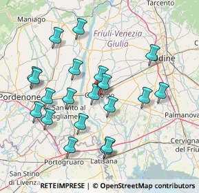 Mappa Via 33033, 33033 Codroipo UD, Italia (15.0175)