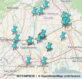 Mappa Via 33033, 33033 Codroipo UD, Italia (15.462)