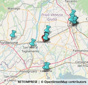 Mappa Via 33033, 33033 Codroipo UD, Italia (14.72267)