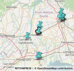 Mappa Via 33033, 33033 Codroipo UD, Italia (14.145)