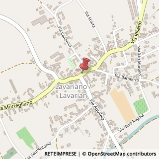 Mappa Piazza San Paolino, 18, 33050 Mortegliano, Udine (Friuli-Venezia Giulia)