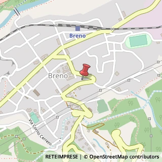 Mappa Via Montiglio, 22, 25043 Breno, Brescia (Lombardia)