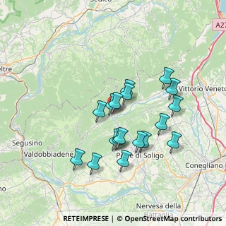 Mappa Via del Cimitero, 31051 Follina TV, Italia (6.295)