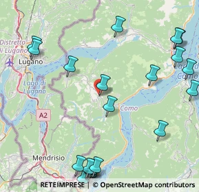 Mappa Via Cerano, 22023 Castiglione D'intelvi CO, Italia (11.1345)