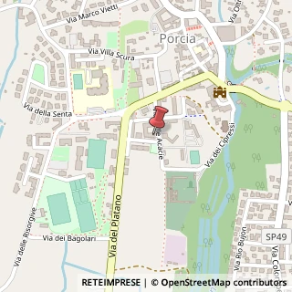 Mappa Via A. Forniz, 17a, 33080 Porcia, Pordenone (Friuli-Venezia Giulia)