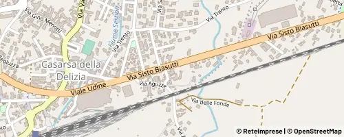 Mappa Casarsa della Delizia