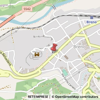 Mappa Via Professor Francesco Domenighini, 3, 25043 Breno BS, Italia, 25043 Breno, Brescia (Lombardia)