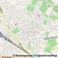 Mapa Cormons