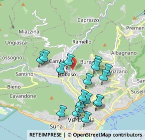 Mappa Via Roncola, 28819 Vignone VB, Italia (1.89611)