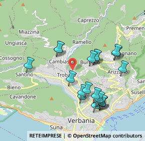 Mappa Via Roncola, 28819 Vignone VB, Italia (1.889)