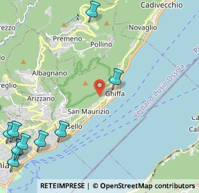 Mappa 28823 Ghiffa VB, Italia (3.45182)