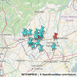 Mappa Via Pranovo, 33170 Pordenone PN, Italia (8.53938)