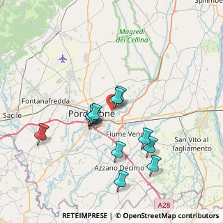 Mappa Via Pranovo, 33170 Pordenone PN, Italia (6.54667)