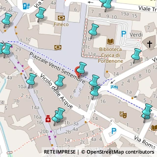 Mappa Piazzale XX Settembre, 33170 Pordenone PN, Italia (0.1035)