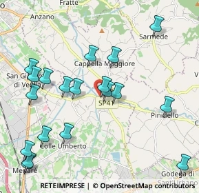 Mappa Via C. Battisti, 31014 Colle Umberto TV, Italia (2.30421)
