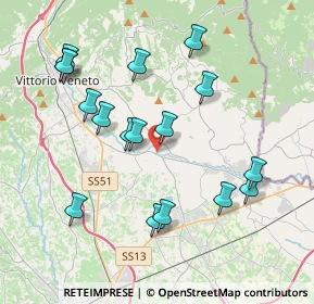 Mappa Via C. Battisti, 31014 Colle Umberto TV, Italia (3.95706)