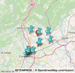 Mappa Via C. Battisti, 31014 Colle Umberto TV, Italia (6.37769)