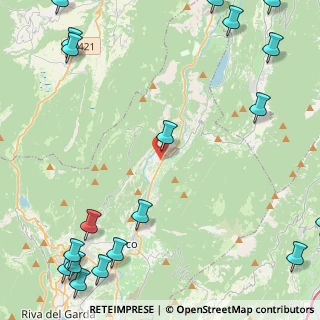 Mappa Via Giovanni Segantini, 38074 Dro TN, Italia (7.3545)
