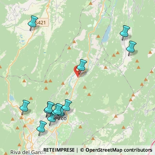 Mappa Via Giovanni Segantini, 38074 Dro TN, Italia (5.55154)