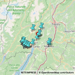 Mappa Via Giovanni Segantini, 38074 Dro TN, Italia (11.7815)