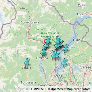 Mappa Via Borrette, 28802 Mergozzo VB, Italia (9.84647)