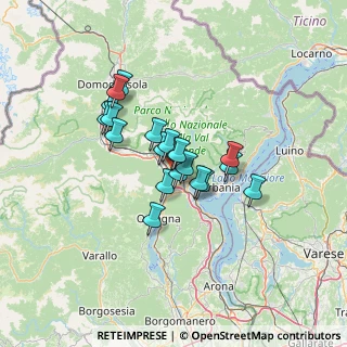 Mappa Via Borrette, 28802 Mergozzo VB, Italia (9.2415)