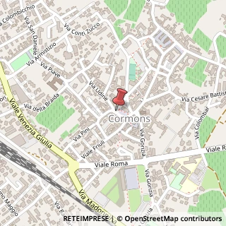 Mappa Via cumano 11, 34071 Cormons, Gorizia (Friuli-Venezia Giulia)