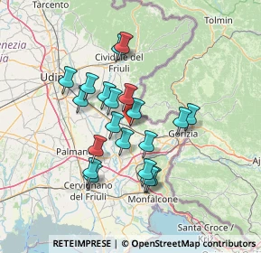 Mappa Viale Venezia Giulia, 34071 Cormons GO, Italia (11.6005)