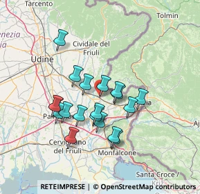 Mappa Viale Venezia Giulia, 34071 Cormons GO, Italia (11.63211)