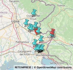 Mappa Viale Venezia Giulia, 34071 Cormons GO, Italia (11.486)