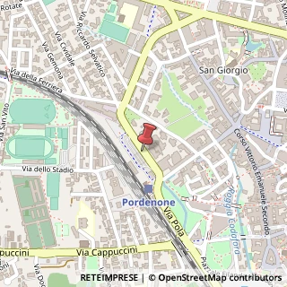 Mappa Via Guglielmo Oberdan, 45, 33170 Pordenone, Pordenone (Friuli-Venezia Giulia)