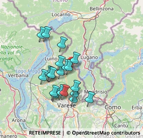 Mappa Via Piacco, 21037 Lavena ponte Tresa VA, Italia (11.7405)